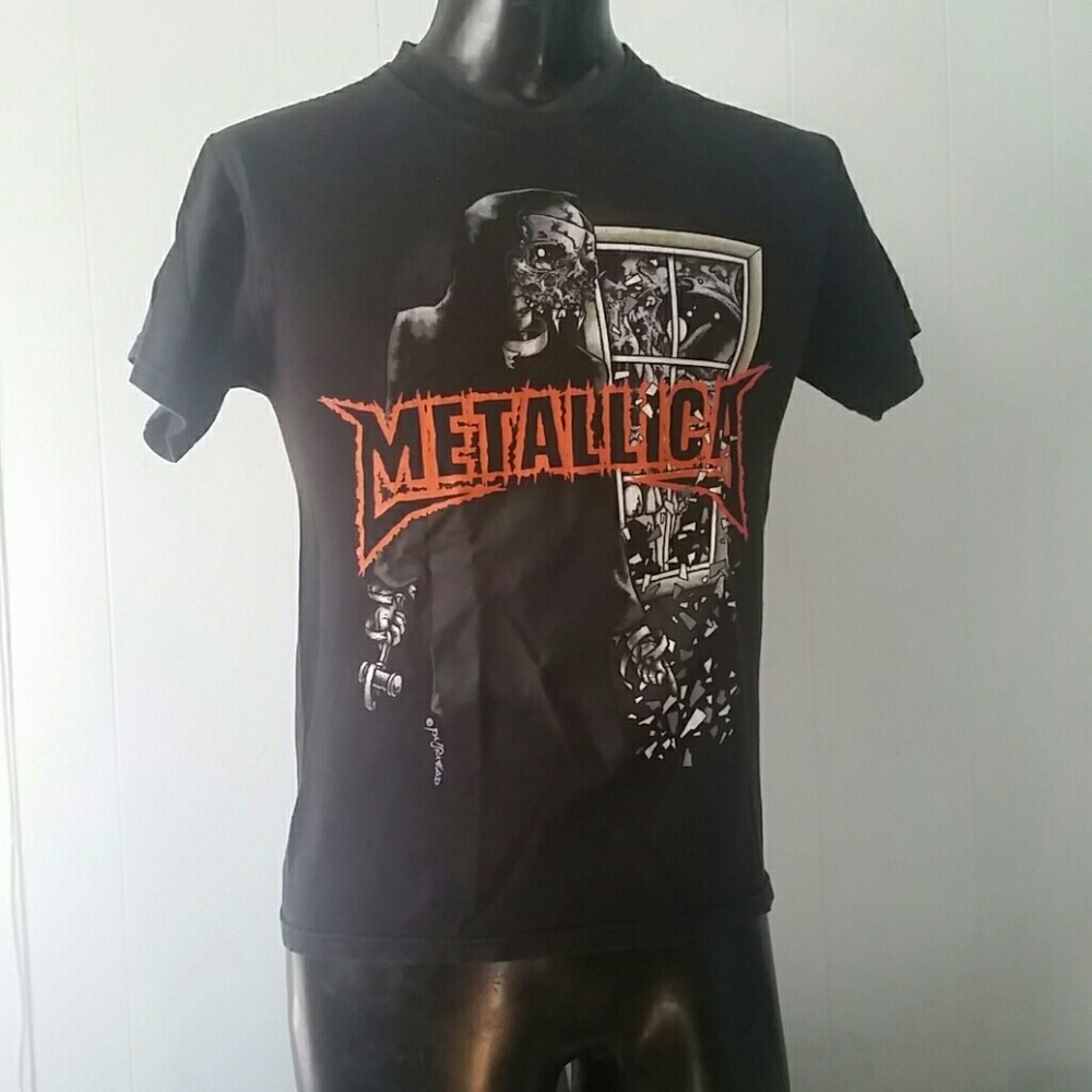 Metallica tshirt tee Pushead design who I am